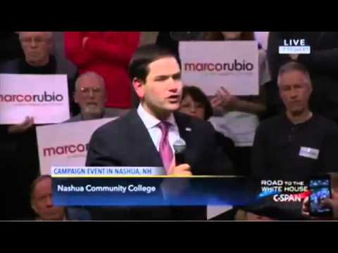 Hillary In The House Rebrn Marco Rubio Short Circuits Again Inexplicably Repeats Scripted Line Word For