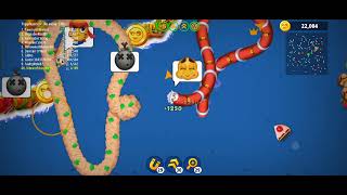 .wildspike.wormszones I  kill the king and trick of kill snake game #wormszone #zonegamers #zone