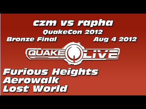czm (POV) vs rapha - QuakeCon 2012 (Quake Live Shoutcast)