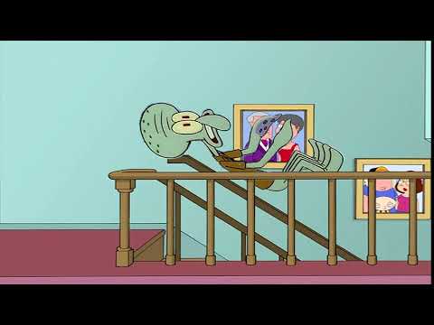 Squidward Falls Down The Stairs (Better Speed)