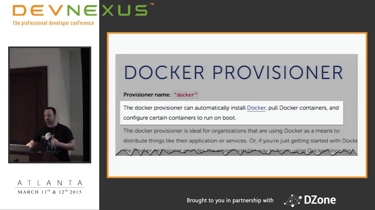 Devnexus 2015 - From Chef to Docker - A Saner Mgmt for a Multi facet Dev Environment - Yoav Landman