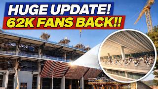 62K Fans Return to Camp Nou! Barcelona 5-2 Sevilla & Stadium Construction Massive Update