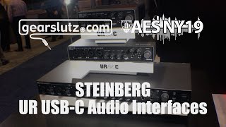 Video thumbnail for Steinberg - New UR USB-C Audio Interfaces - Gearslutz @ AES 2019 by Gearspace Forum