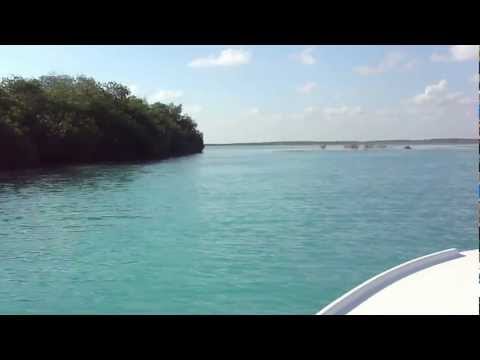 Sian Ka'an Lagoon, Boca Paila bridge fishing excursion (near Tulum, Mexico)