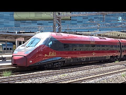 TRENI IN TRANSITO ALTA VELOCITA': Treno Frecciarossa 1000,Italo EVO NTV,Frecciargento,ETR500,ETR575