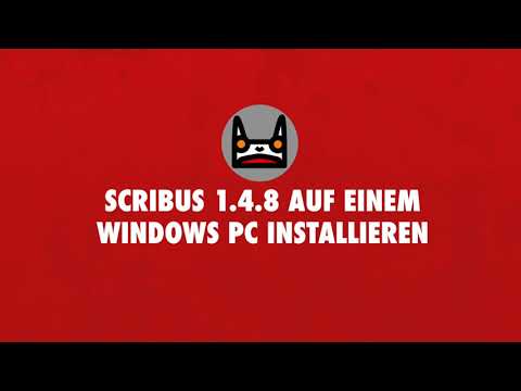 Scribus auf Windows installieren