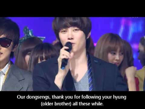 [ENG] 110828 Super Junior win - Heechul Final speech