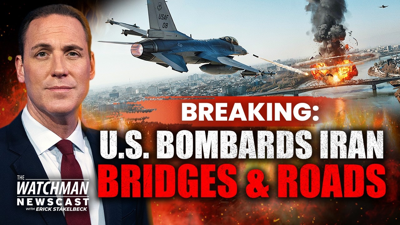 U.S. Airstrikes POUND Iran Bridges & Roads; Hormuz Surveillance Tower COLLAPSES | Watchman Newscast