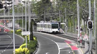 preview picture of video 'Lausanne Métro ligne m1'