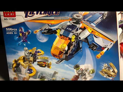 Конструктор PRCK «Мстители: Спасение Халка на вертолёте» 64041 (Super Heroes 76144) / 339 деталей