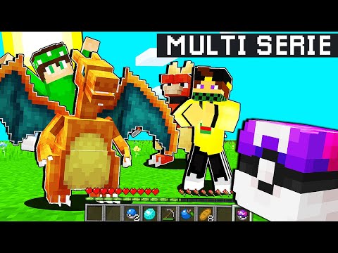 CATTURO TUTTI i POKEMON FUOCO COI MIEI AMICI!! - Minecraft MULTIPIXELMON