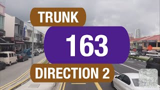 SBS Transit Trunk 163 (Direction 2) | Bus Service Route Visual