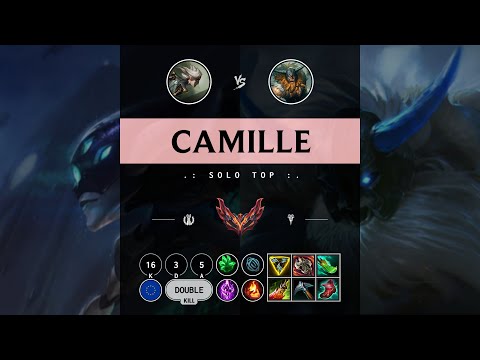 Camille Top vs Olaf - EUW Grandmaster Patch 14.10