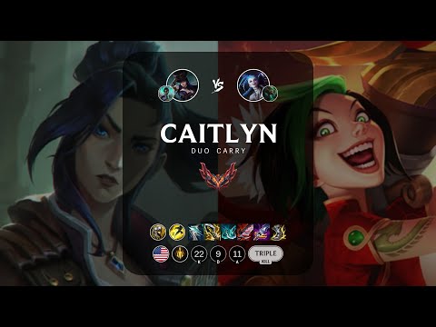 Caitlyn ADC vs Jinx - NA Grandmaster Patch 13.3