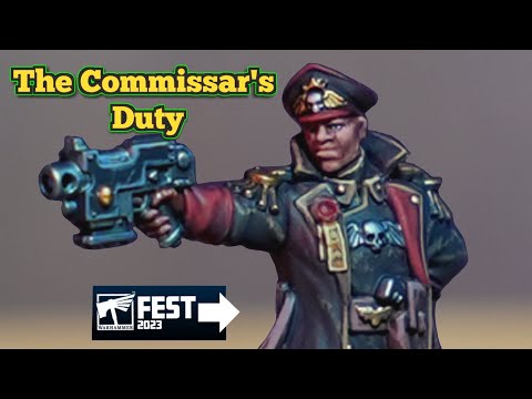 Can I paint like the Warhammer Box Art? | 'Eavy Metal Style Commissar | Imperial Guard