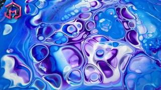 STORMY SKY!! Open Cup Acrylic Pouring and Fluid Art Therapy at Home