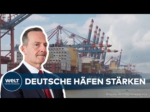 Video Thumbnail: DEUTSCHLAND: Neue Strategie soll deutsche Häfen sichern und stärken