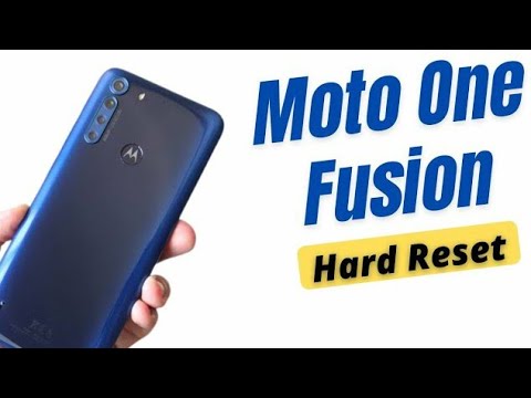 How to Hard Reset Motorola Moto One Fusion