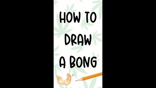 How to Draw a Bong - Easy Stoner Art #shorts by Chronic Crafter