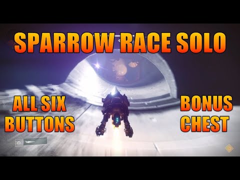 Quick Guide - SOTP Sparrow Race Solo + ALL 6 Buttons for Bonus Chest! (Try before Content Vaulting!)