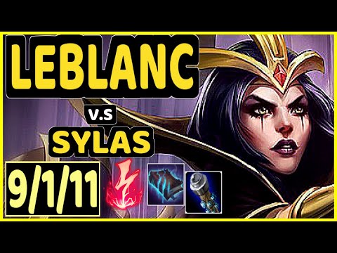 SERTUSS (LEBLANC) vs SYLAS - 9/1/11 KDA MID GAMEPLAY - EUW Ranked GRANDMASTER