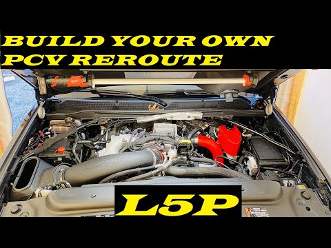 L5P Duramax PCV reroute, build your own kit! + test drive