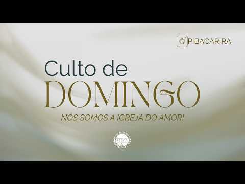 CULTO DE DOMINGO AO VIVO | 23/07/2026