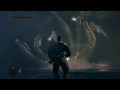 Dark Souls Gameplay Pt 13 - Hydra Boss Fight 720p