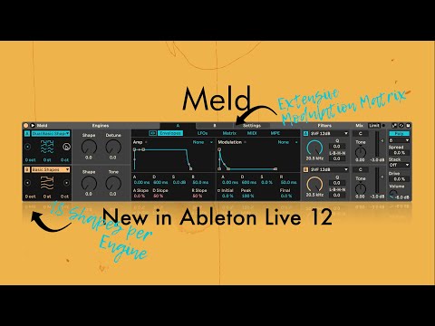 New in Ableton Live 12: Meld Synthesizer