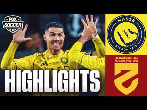 Cristiano Ronaldo scores TWO GOALS in Al-Nassr’s 4-0 win over Al-Hazem ⚽️ FOX SOCCER