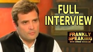 Frankly Speaking With Rahul Gandhi - Full Intervie