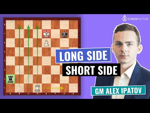 The Long Side/Short Side Principle in Rook Endgames | Beginner Level | GM Alex Ipatov