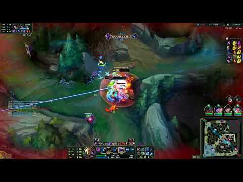 1v9 Grandmaster kassadin in D4  eune quadra Kill