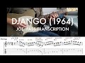 Django - Joe Pass transcription (tab & analysis)