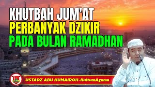 Download lagu FRIDAY SERMON WITH MANY DZIKIR IN THE MONTH OF RAMADAN @KajianOnline744 USTADZ ABU HUMAIROH mp3