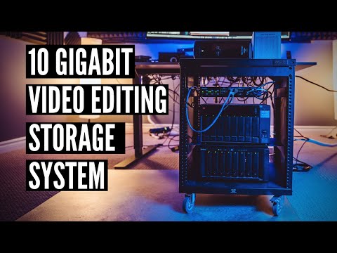 10 Gigabit Video Editing Storage System