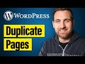 How To Duplicate A Page In Wordpress