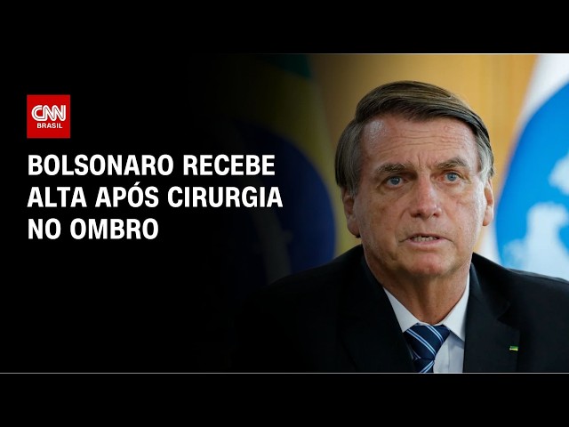 Bolsonaro tem alta hospitalar após cirurgia no ombro | CNN 360º