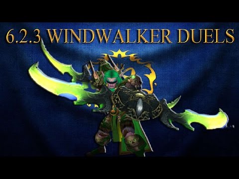 Windwalker Monk VS Fury Warrior Duels! | WOD 6.2.3 Windwalker Monk PVP