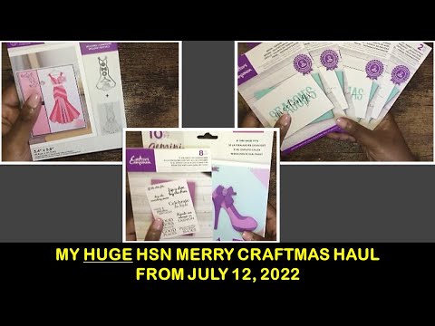 MY HUGE HSN MERRY CRAFTMAS HAUL 07.12.22