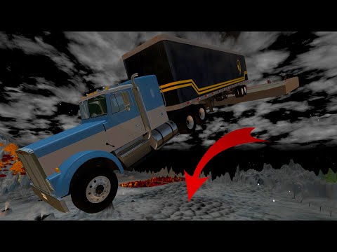 Open Bridge Crashes #1 | BeamNG Drive Lava