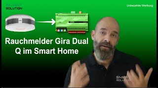 Rauchmelder „Gira Dual Q“ im Smart Home