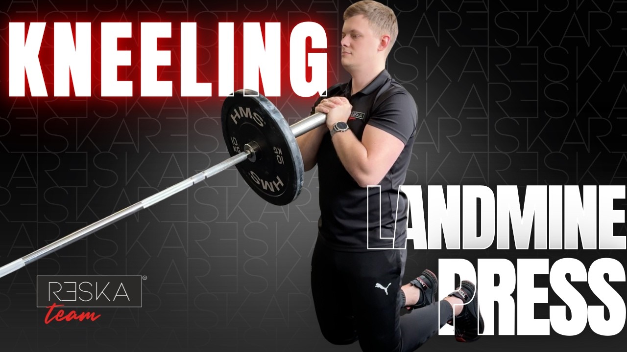 Kneeling landmine press