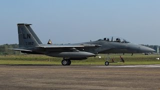 preview picture of video 'F-15 USAF Landing Kleine Brogel'