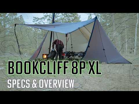 Bookcliff 8p XL Specs and Overview - Ultralight Wall Tent Alternative