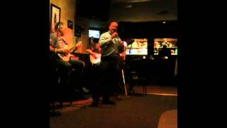 Gary McAdams w/Glenn Davis, Matt Goodwin and Rick Kubly at Domenico's in Beloit, WI