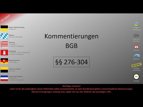 05.6 Kommentierungen BGB (§§ 276-304)