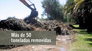 preview picture of video 'Limpieza de la Laguna Mulitas'