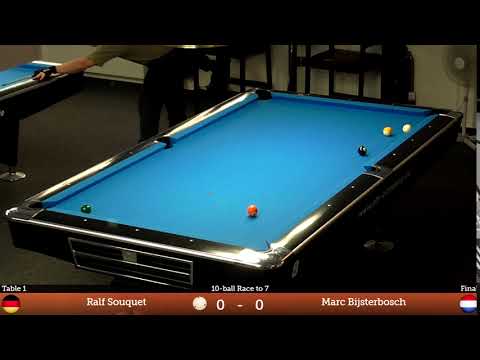 Ralf Souquet v Marc Bijsterbosch | TOR SERVICE 24 / BILLARD BECKMANN | Pinneberg Open 2017