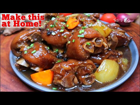 SECRET to a Delicious PORK recipe that melts in your mouth 💯✅ SIMPLE WAY of COOKING Pork Knuckles❗